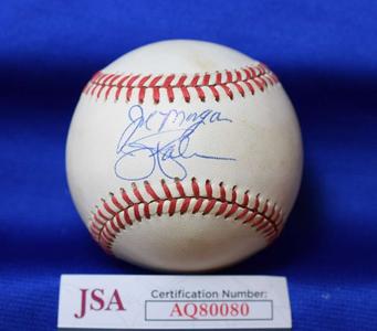 Joe Morgan Jim Palmer HOF JSA Coa Autograph National League ONL Signed Baseball Cheap Pice Buy Discount