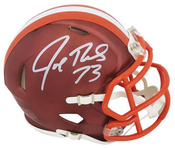 Joe Thomas Signed Cleveland Browns FLASH Riddell Speed Mini Helmet - (SS COA) Sast Online