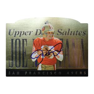 Joe Montana San Francisco 49ers Autographed Upper Deck Salutes Card (Steiner Hologram Only) Discount Wide Range Of