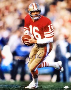 JOE MONTANA AUTOGRAPHED SIGNED 16X20 PHOTO SAN FRANCISCO 49ERS JSA STOCK #216967 Buy Cheap Cost