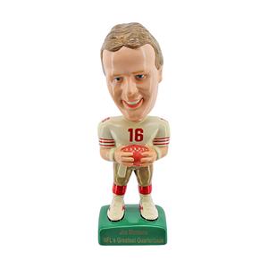 Joe Montana San Francisco 49ers Away Jersey SAM Bobblehead #2414/1500 Comfortable Online