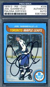 Joel Quenneville PSA DNA Signed 1979 O-Pee-Chee Rookie Autograph Authentic For Sale