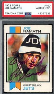 Joe Namath PSA DNA Signed 1973 Topps Autograph Amazon Online