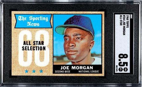 Joe Morgan 1968 Topps Sporting News All-Star Card #364- SGC Graded 8.5 NM-MT Manchester Cheap Pice