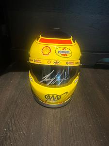Joey Logano signed mini helmet Cheap 100% Original