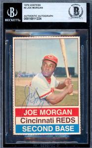 Joe Morgan Beckett BAS Signed 1976 Hostess Autograph Clearance 2025 New