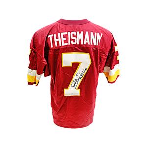 Joe Theismann Washington Redskins Autographed Signed "SB XVII Champs" Inscribed Custom Red Jersey (JSA Auth) Looking For Online
