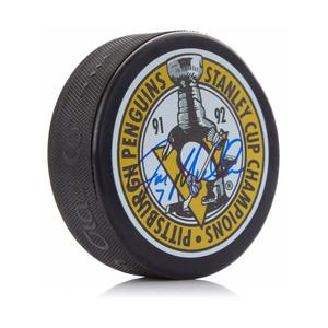 Joe Mullen Autographed 1992 Pittsburgh Penguins Cup Puck Clearance Wiki