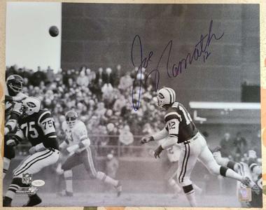 Joe Namath Beckett BAS Autograph 16x20 Signed Photo Jets Huge Surprise Cheap Online