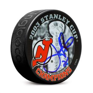 Joe Nieuwendyk Signed New Jersey Devils 2003 Stanley Cup Puck Cheap Best Sale