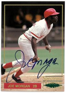 Joe Morgan signed 1993 Spectrum Diamond Club On Card Auto #2 For Sale Wholesale Pice