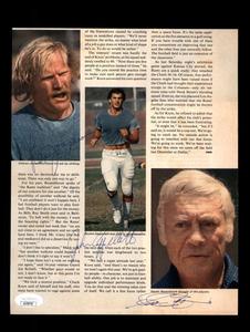 John Cappelletti Les Josephson Carrol Rosenbloom JSA Auto 8x10 Signed Photo Sale New