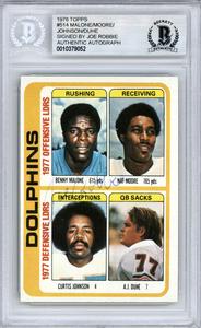 Joe Robbie Autographed 1978 Topps Card Dolphins Team Owner Beckett #10379052 Cheapest Cheap Online