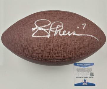 Joe Theismann signed Wilson NFL Replica Football autograph (A)  Beckett BAS COA Buy Cheap Find Great