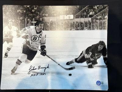 John Bucyk signed 11x14 photo Free Shipping Cost