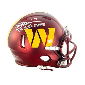 Joe Theismann Signed SB XVII Champ Inscription Washington Commanders Speed Mini Clearance Online Fake