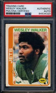 Wesley Walker PSA DNA Coa Signed 1978 Topps Rookie Autograph Shop Offer For Sale
