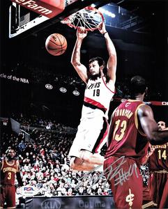 Joel Freeland signed 8x10 photo PSA/DNA Portland Trailblazers Autographed Clearance How Much