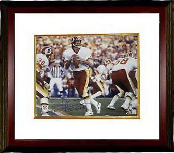 Joe Theismann signed Washington Redskins 16x20 Photo SBXVII Champs Custom Framed Outlet Cheap