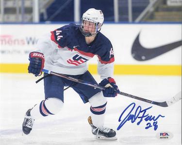 Joel Farabee signed 8x10 photo PSA/DNA Autographed Clearance Deals