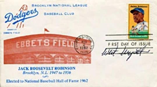 Whit Wyatt Autographed First Day Cover Official Site