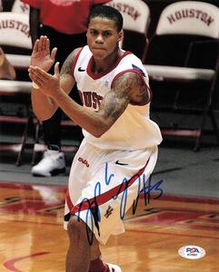JOE YOUNG signed 8x10 photo PSA/DNA Houston Cougars Autographed Sale Visa Payment