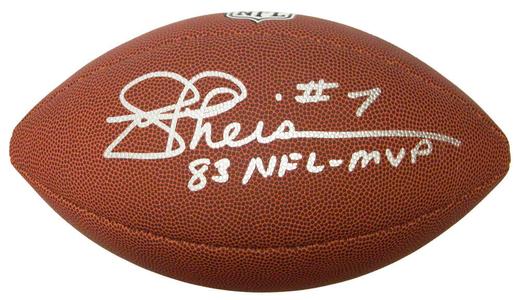 JOE THEISMANN Signed Wilson Full-Size NFL Football w/83 NFL MVP - SCHWARTZ Cheapest Pice Cheap Pice