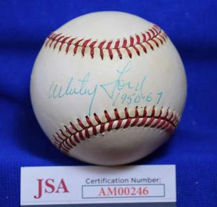 Whitey Ford 1950-67 JSA Cert Autograph American League OAL Signed Baseball Buy Cheap From China