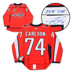 John Carlson Washington Capitals Signed 2018 Stanley Cup Adidas Jersey Buy Cheap For Cheap