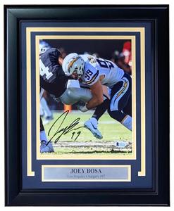 Joey Bosa Signed Framed 8x10 Los Angeles Chargers Photo BAS 2025 New For Sale