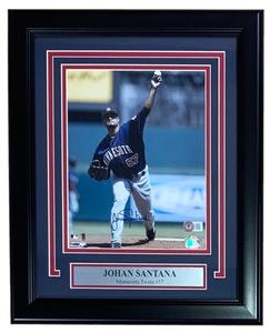 Johan Santana Signed Framed 8x10 Minnesota Twins Photo BAS Enjoy Online
