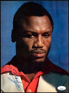 Joe Frazier JSA Coa Signed Vintage 8x11 Photo Autographed Footlocker For Sale