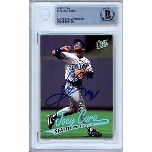 Joey Cora Seattle Mariners Signed 1997 Fleer Ultra Baseball Card Beckett Authentic Auto Slab Sale 2025 Newest