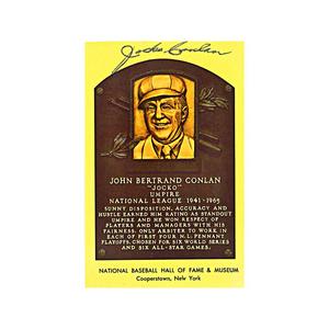 John "Jocko" Conlan Autographed HOF Plaque (JSA Auth) Free Shipping Sale Online