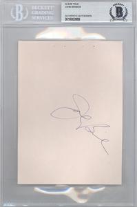 John Brisker Autographed 4.5x6 Album Page Seattle Super Sonics Beckett #10002889 Cheap Sale Big Sale