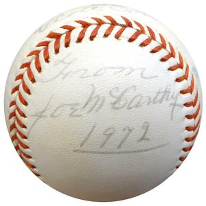 Joe McCarthy Autographed League Baseball Yankees "To Scott" Beckett COA A76425 Clearance Online