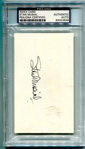 Stan Musial Autographed Index Card (PSA/DNA) Footlocker Pictures Cheap Online