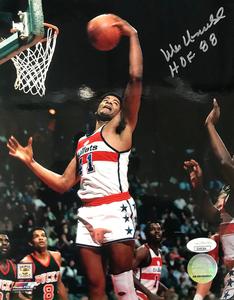 Wes Unseld Autographed Washington Bullets 8x10 Photo (JSA) Free Shipping Fake
