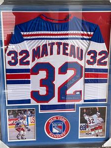Stephane Matteau signed framed jersey Fast Delivery Cheap Online