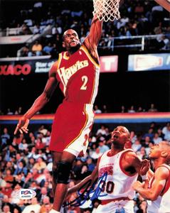 STACEY AUGMON signed 8x10 photo PSA/DNA Atlanta Hawks Autographed Very Cheap Cheap Online