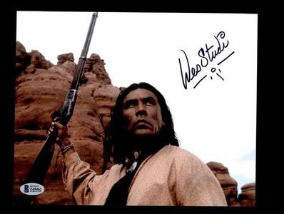 Wes Studi BAS Beckett Coa Signed 8x10 Geronimo Photo Autograph Big Sale Sale Online