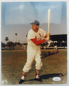 Stan Musial Signed 8x10 Photo JSA AX04757 Sale New