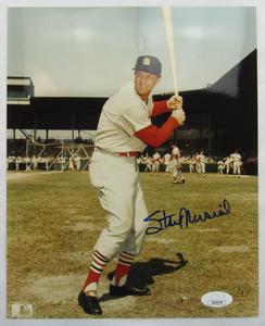 Stan Musial Signed 8x10 Photo JSA AX04759 Outlet Pay With Paypal