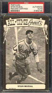 Stan Musial PSA DNA Signed 1973-80 TCMA All Time Greats Autograph Hot Sale Online