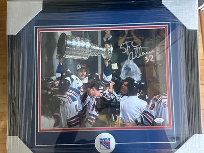 Stephane Matteau signed framed 11x14 photo Visit Cheap Pice