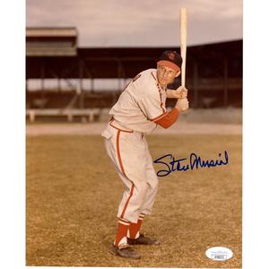 Stan Musial Autographed/Signed Saint Louis Cardinals 8x10 Photo JSA 47964 Free Shipping With Mastercard