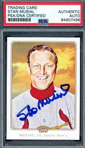 Stan Musial PSA DNA Signed 2010 Topps 206 Autograph 2025 Cheap Online