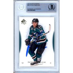 Patrick Marleau San Jose Sharks Signed 2007-08 UD SP Authentic Card BAS Auth Auto Slab Clearance Nicekicks