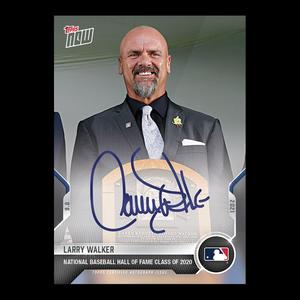 LARRY WALKER HOF SIGNED TOPPS NOW NATIONAL BASEBALL HALL OF FAME CLASS CARD 777A Order Online