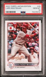 Lars Nootbaar 2022 Topps Japan Edition Rookie Card (RC)- PSA Graded 10 Gem Mint Recommend Cheap Pice